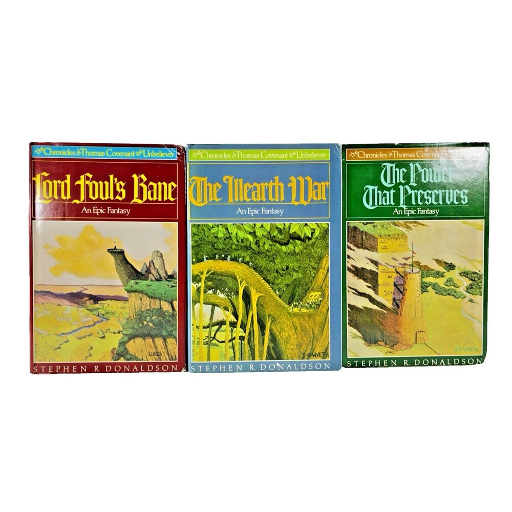 The Chronicles of Thomas Covenant the Unbeliever by Stephen R Donaldson Trilogy